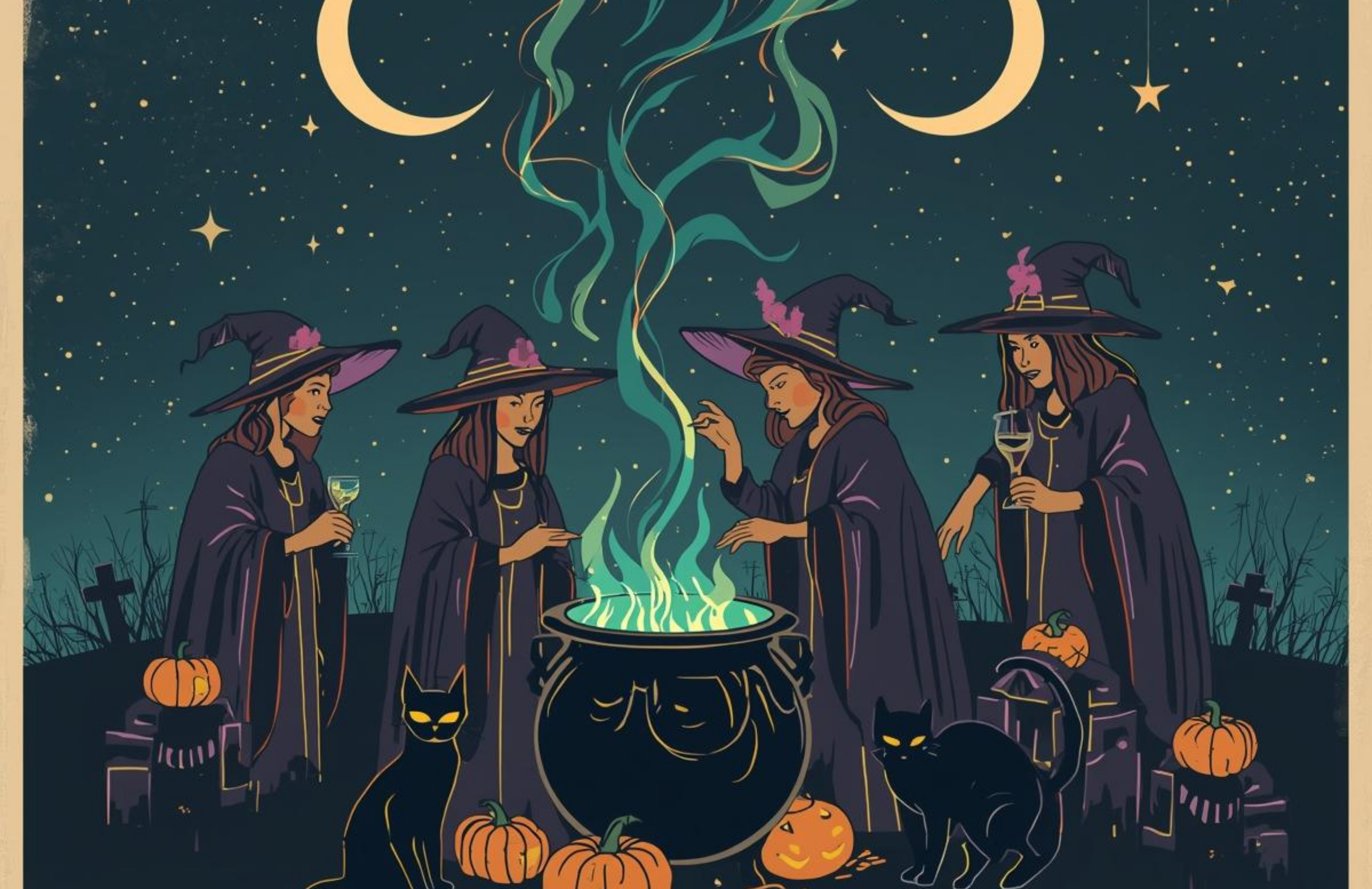 Spooky Halloween Clipart & Wall Art Pack | Haunted Houses, Ghosts & Pumpkins 👻🏚️ (36 Designs)