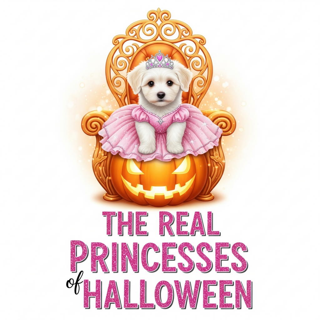 Royal Pets of Halloween Clipart & Wall Art Pack | Cute Pet Kings & Queens 👑🐾 (10 Designs)