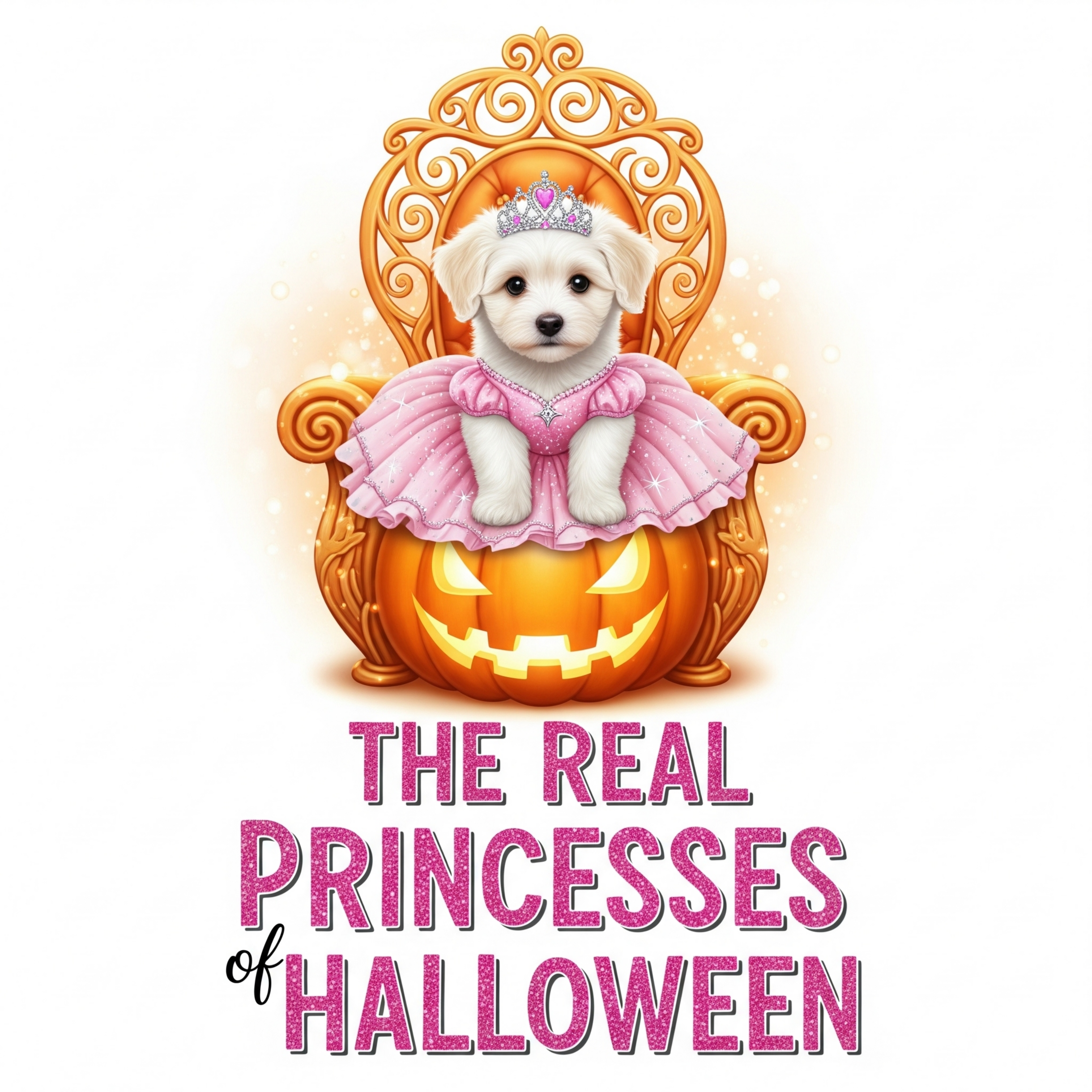 Royal Pets of Halloween Clipart & Wall Art Pack | Cute Pet Kings & Queens 👑🐾 (10 Designs)