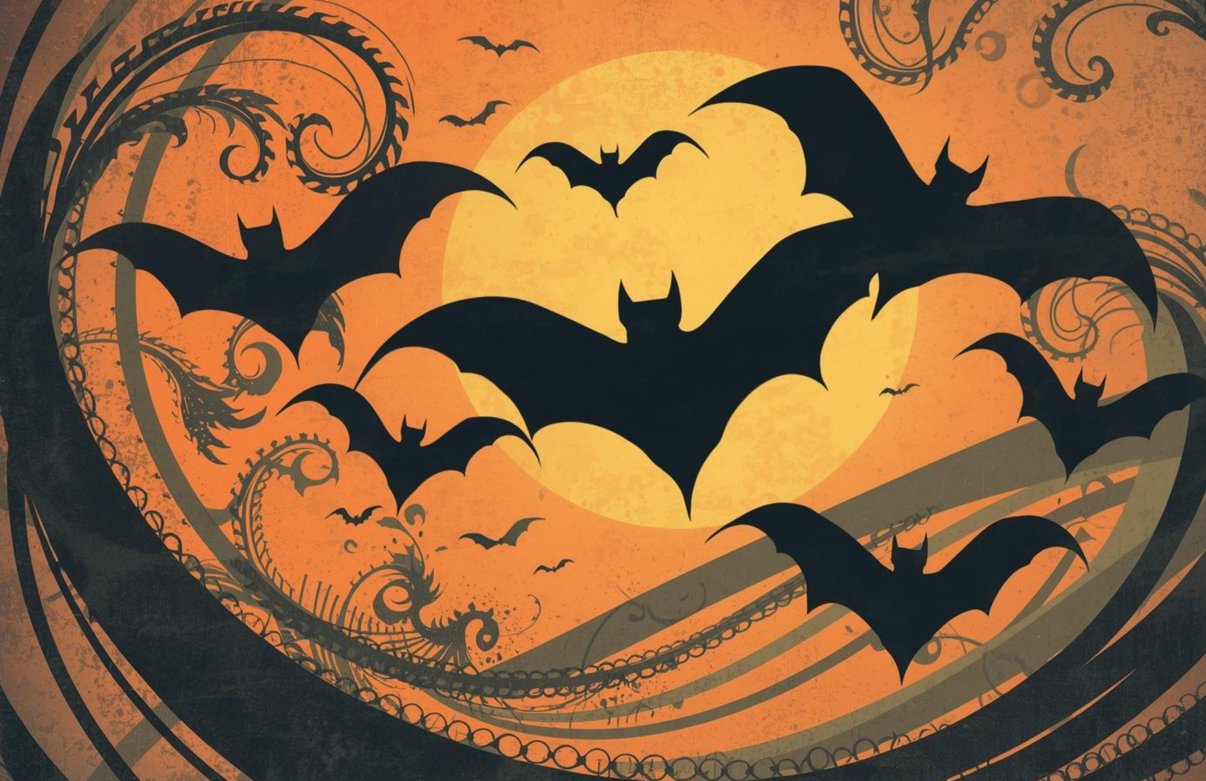 Spooky Halloween Clipart & Wall Art Pack | Haunted Houses, Ghosts & Pumpkins 👻🏚️ (36 Designs)