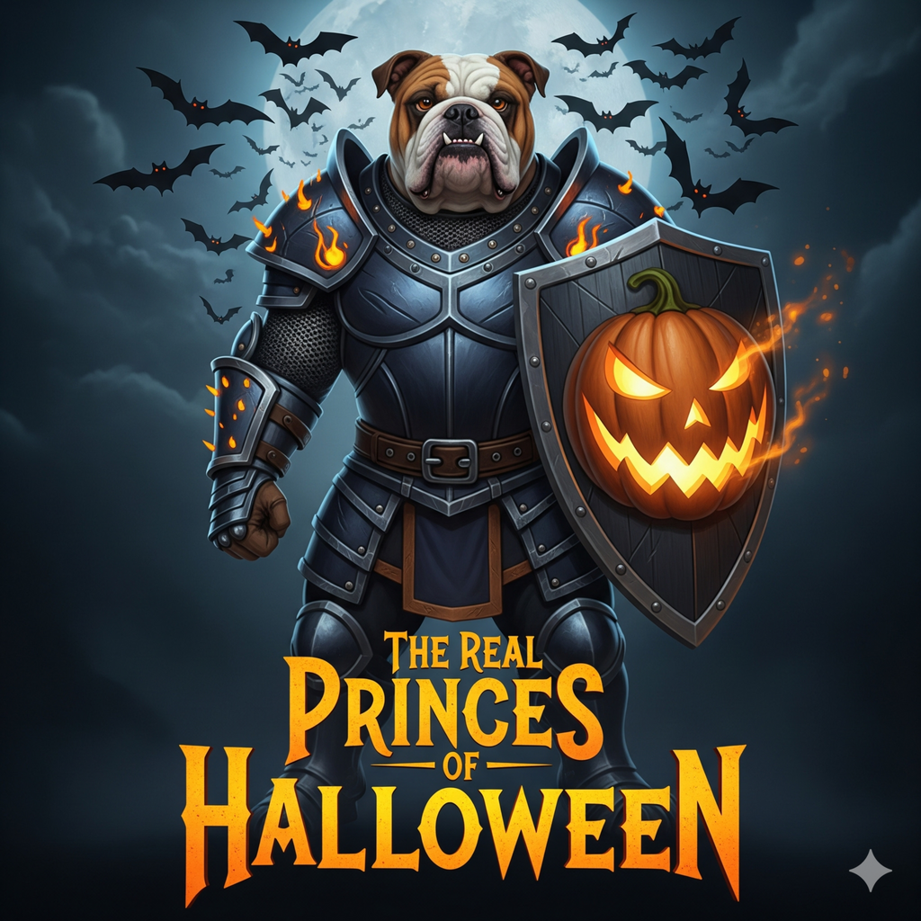 Royal Pets of Halloween Clipart & Wall Art Pack | Cute Pet Kings & Queens 👑🐾 (10 Designs)