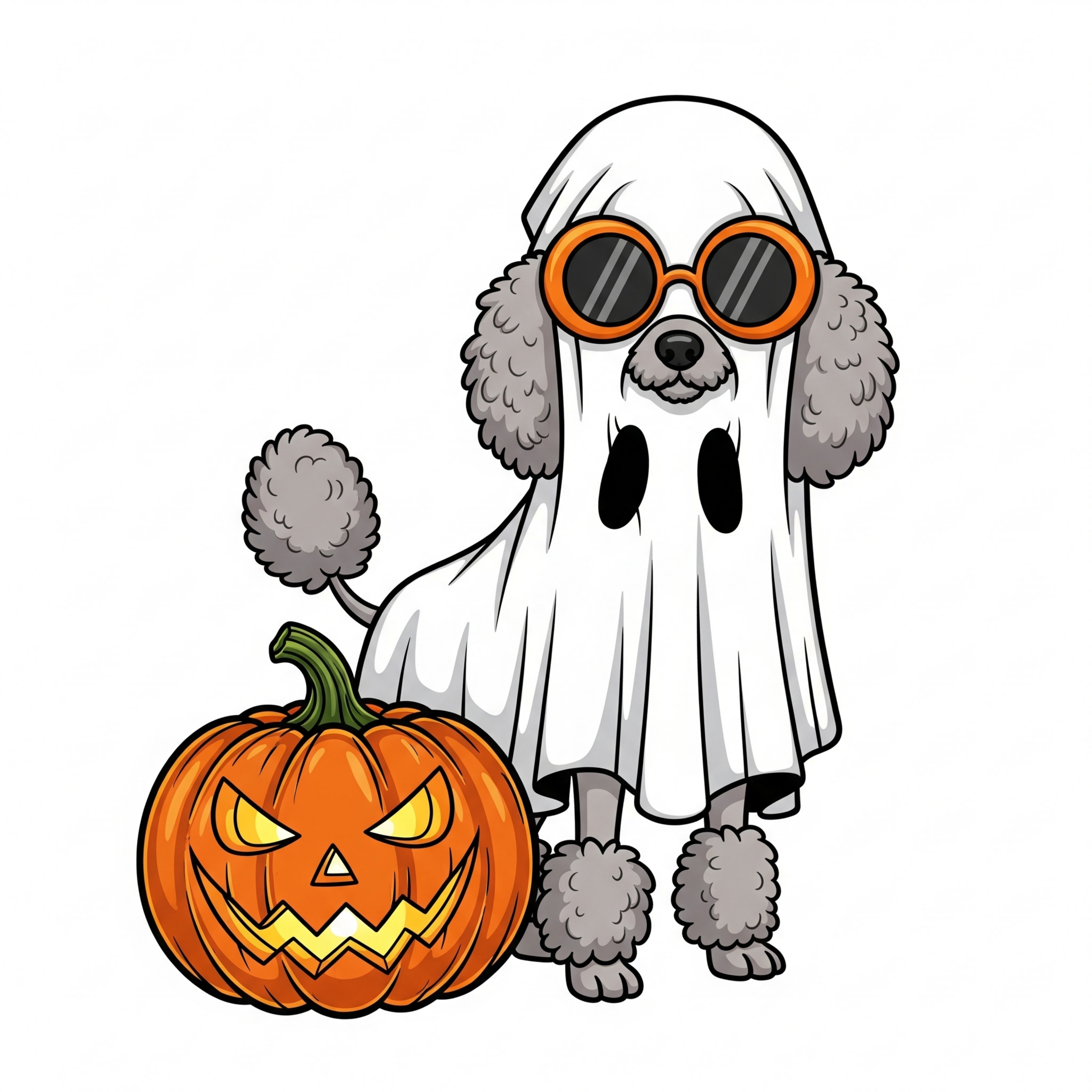 Trick-or-Treat Pet Party Clipart Pack | Cute Dogs & Cats in Costumes 🐶🐱🍭 (9 Designs)
