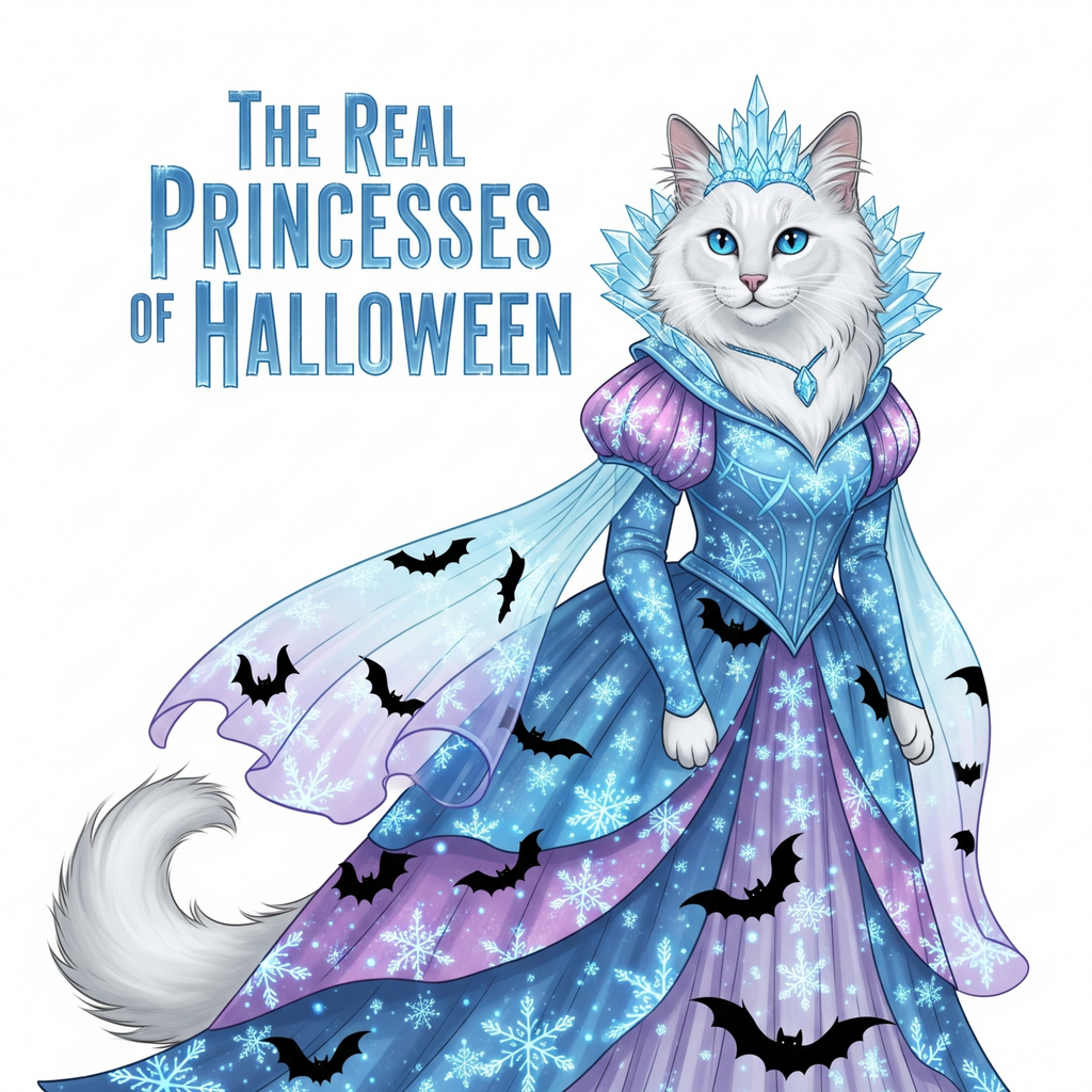 The Real Pets of Halloween – Girls Edition | Cute Pet Clipart Pack 🎀🐶🐱 (9 Designs)