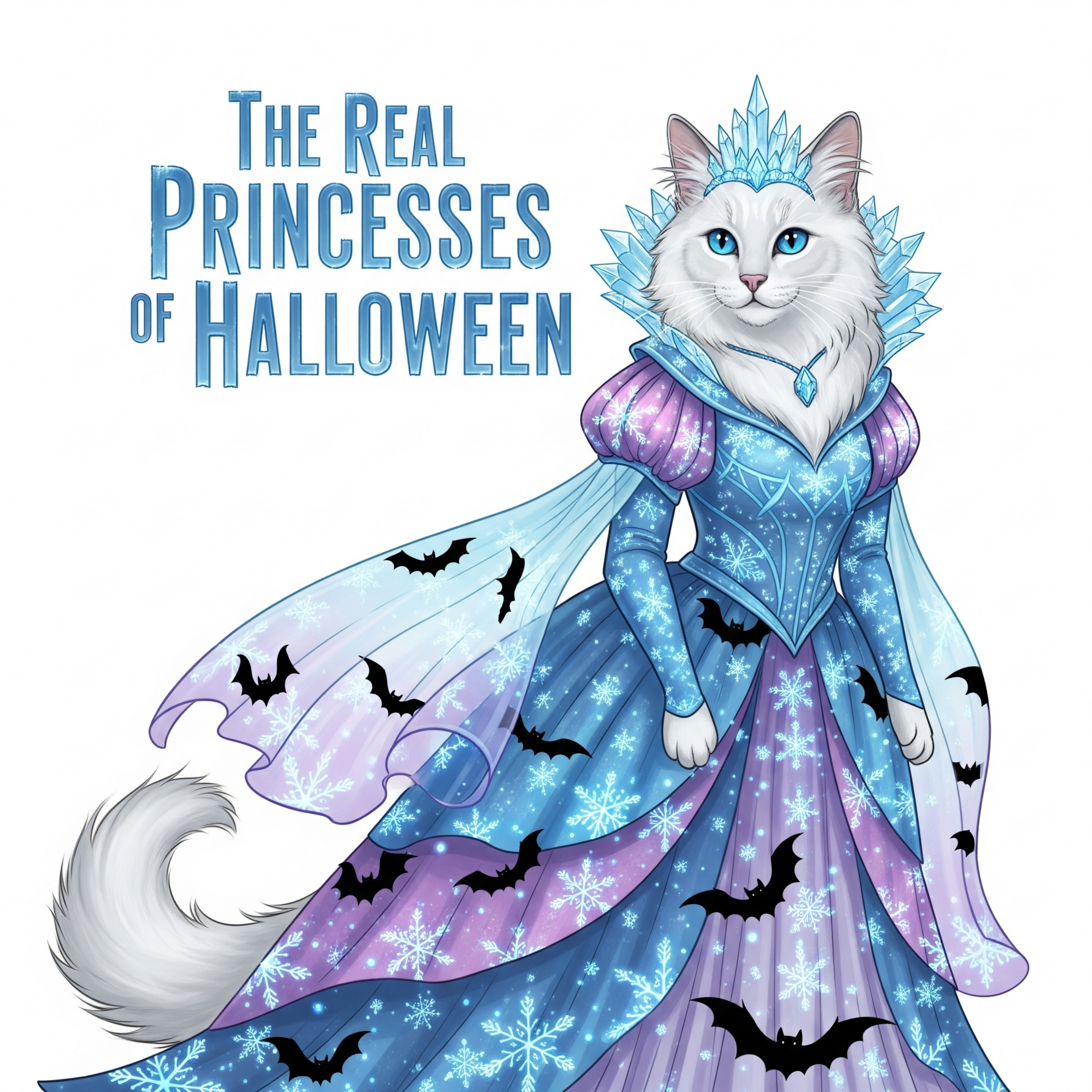 The Real Pets of Halloween – Girls Edition | Cute Pet Clipart Pack 🎀🐶🐱 (9 Designs)