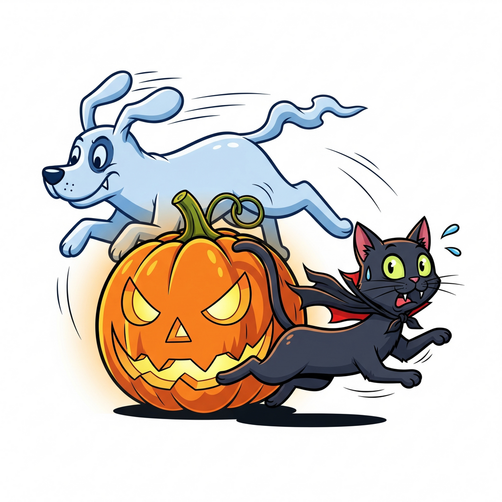 Scary & Funny Pet Monsters Clipart Pack | Cute & Spooky Pets 👹🐾 (9 Designs)