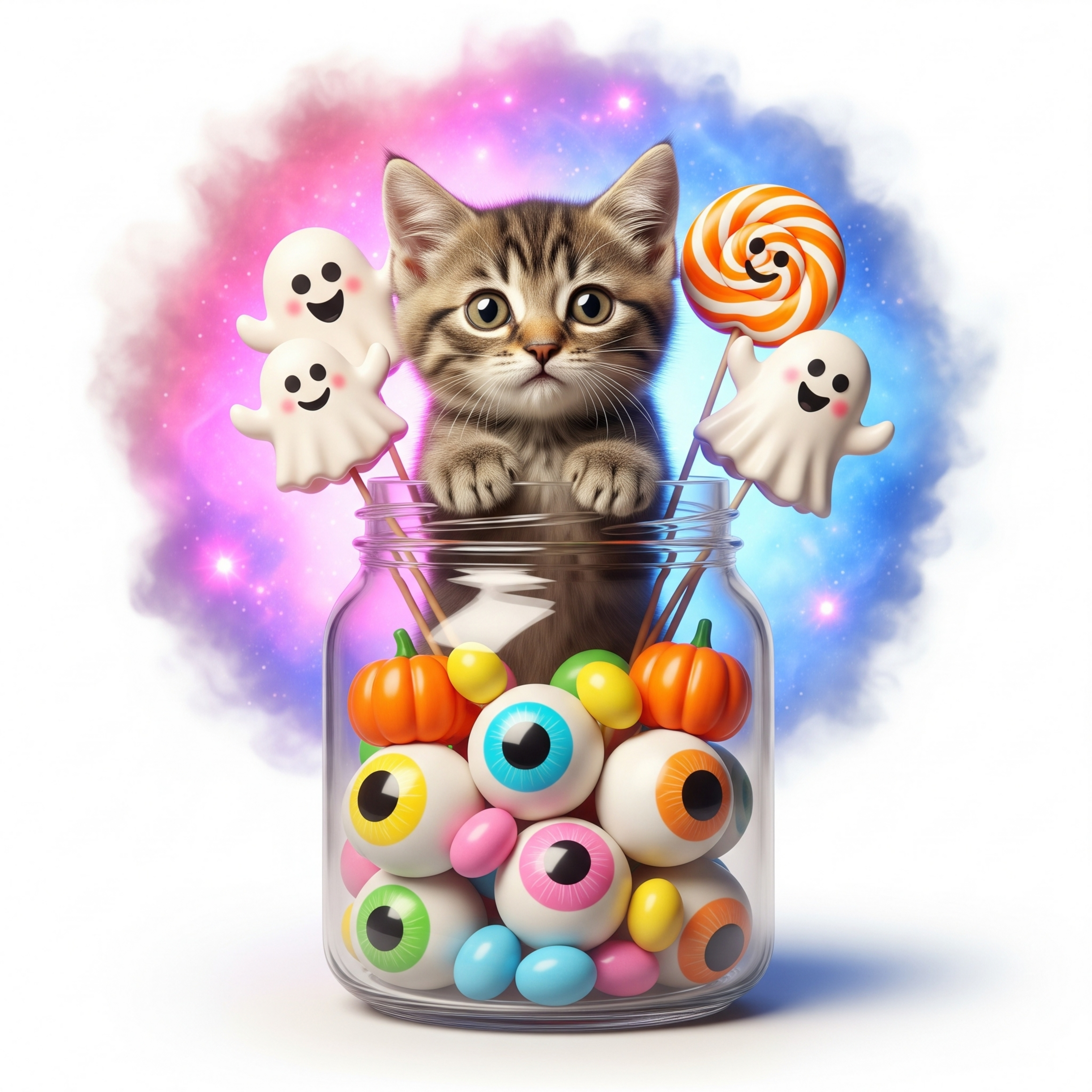 Cute Pumpkin Pals Halloween Clipart Pack | Smiling Pumpkins & Candy 🎃🍬 (9 Designs)