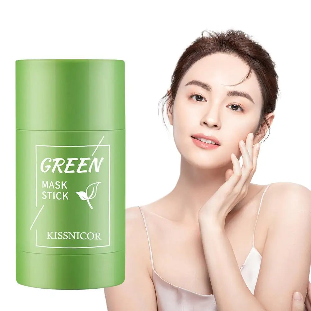 Green Tea Cleansing Clay Mask Stick For Deep Pore Detox