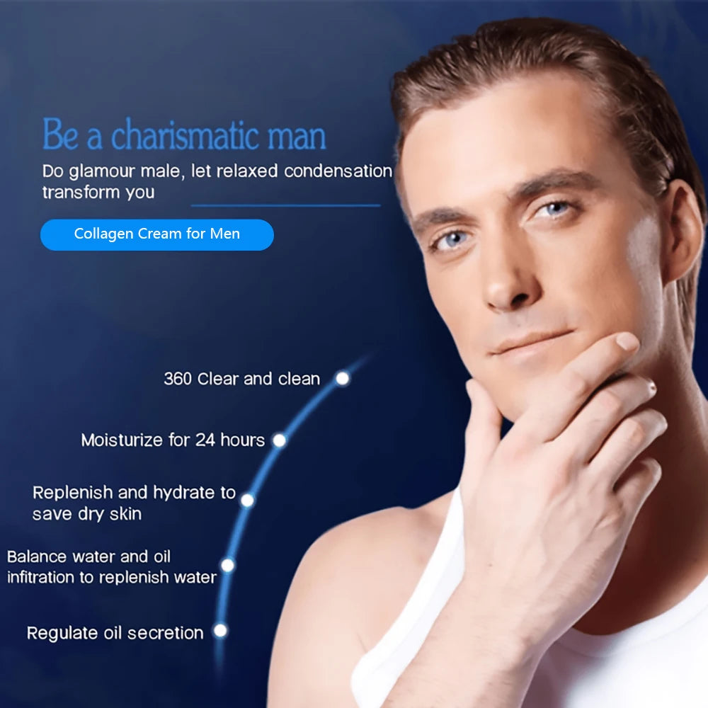 Men's Anti-Wrinkle Retinol Collagen Face Cream