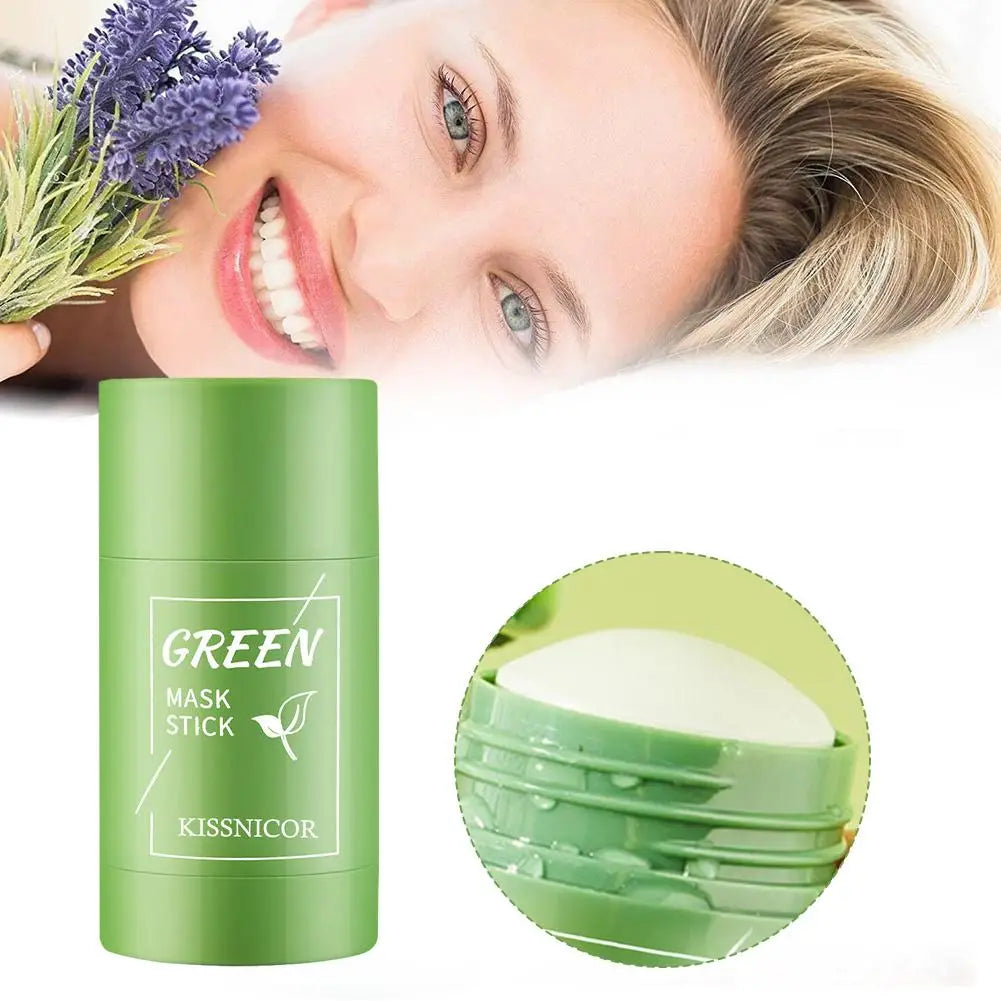 Green Tea Cleansing Clay Mask Stick For Deep Pore Detox