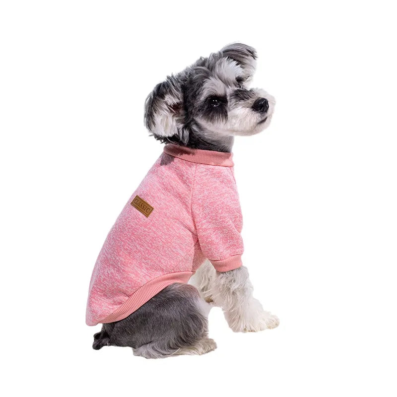 Thick Winter Dog Sweater – Pullover Jacket for Small Dogs