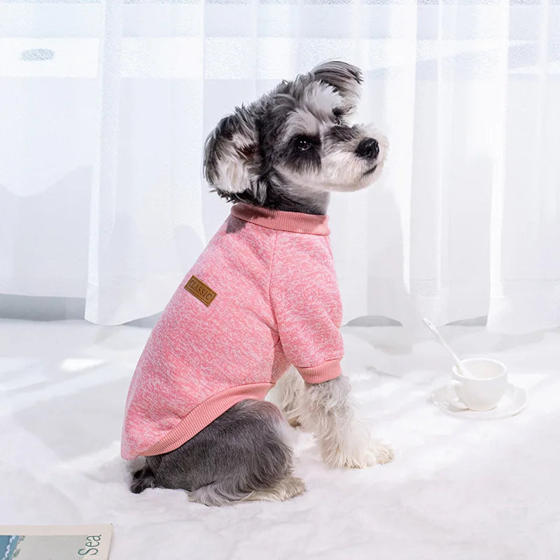 Thick Winter Dog Sweater – Pullover Jacket for Small Dogs