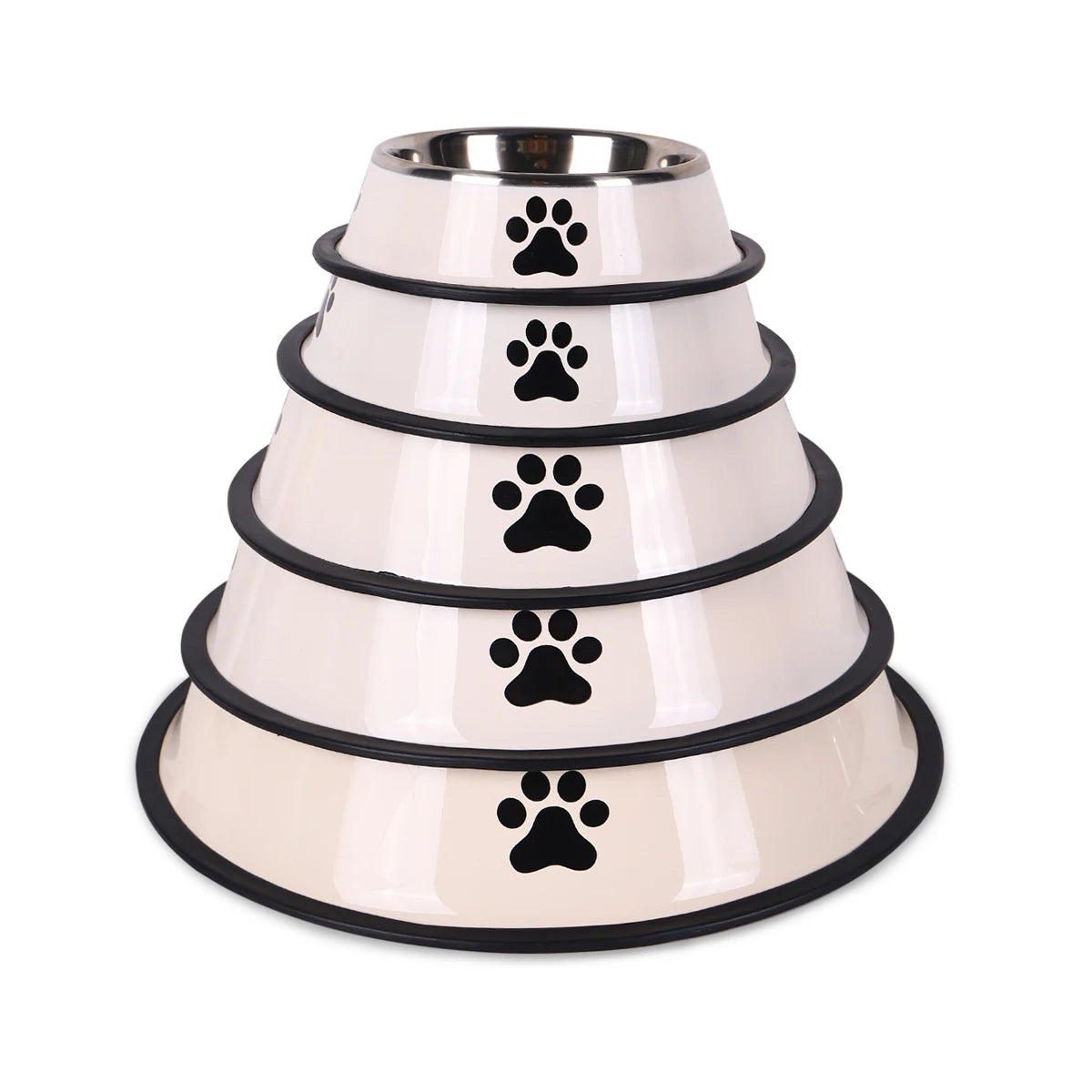 Stainless Steel Dog & Cat Bowls – Non Slip, Rust-Resistant Pet Feeding Bowl