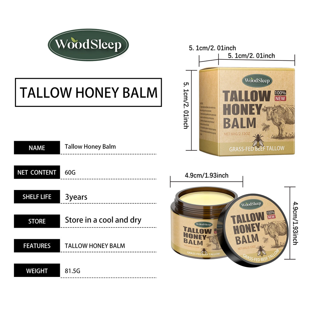 Organic Honey Tallow Skincare For Dry Sensitive Skin