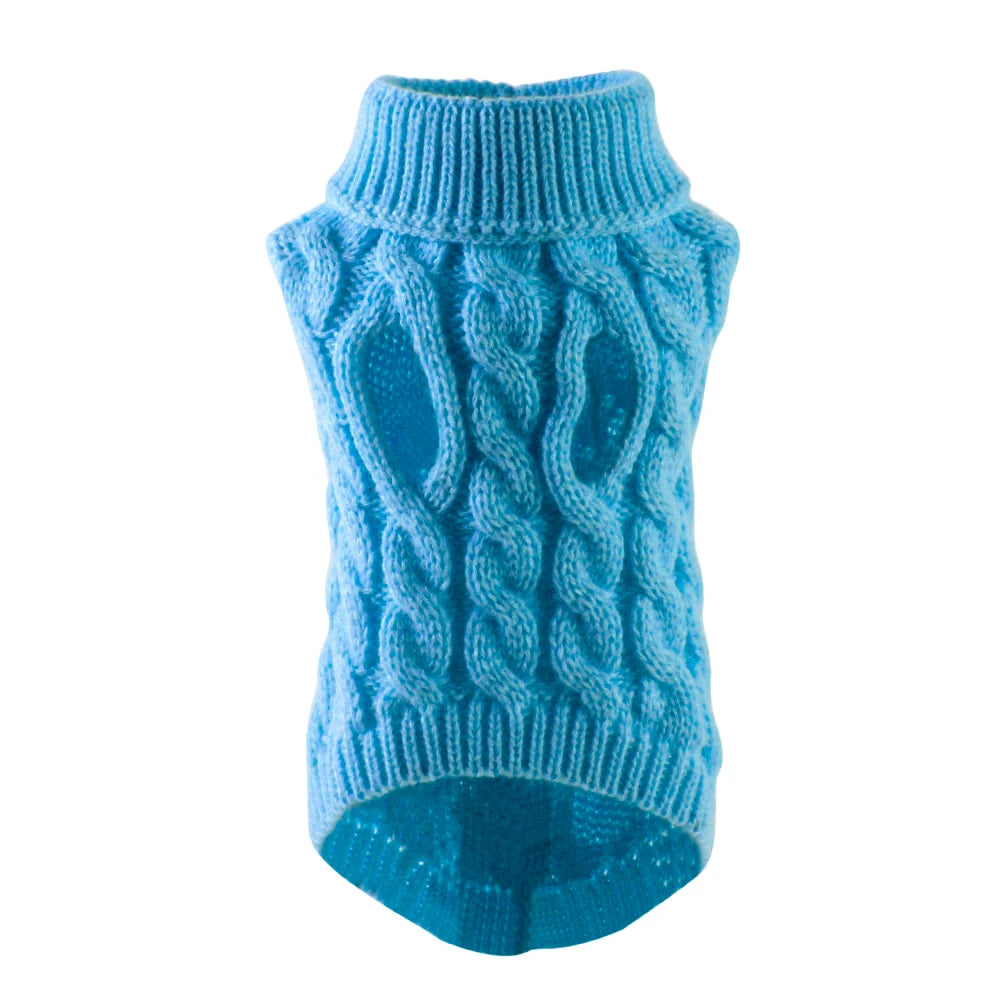 Thick Winter Dog Sweater – Cozy Pullover for Small Dogs