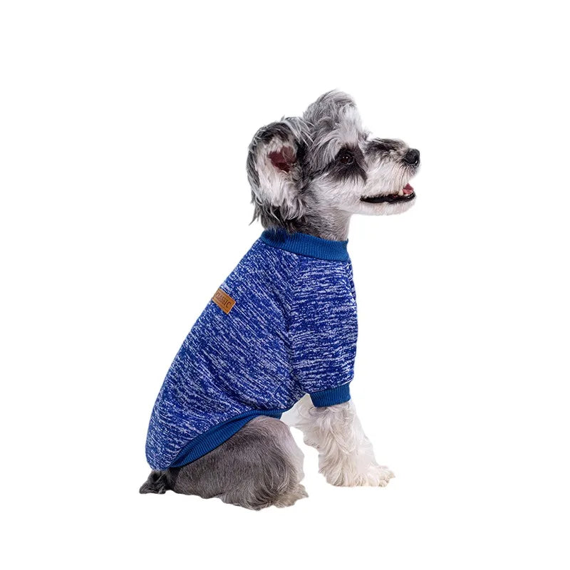 Thick Winter Dog Sweater – Pullover Jacket for Small Dogs