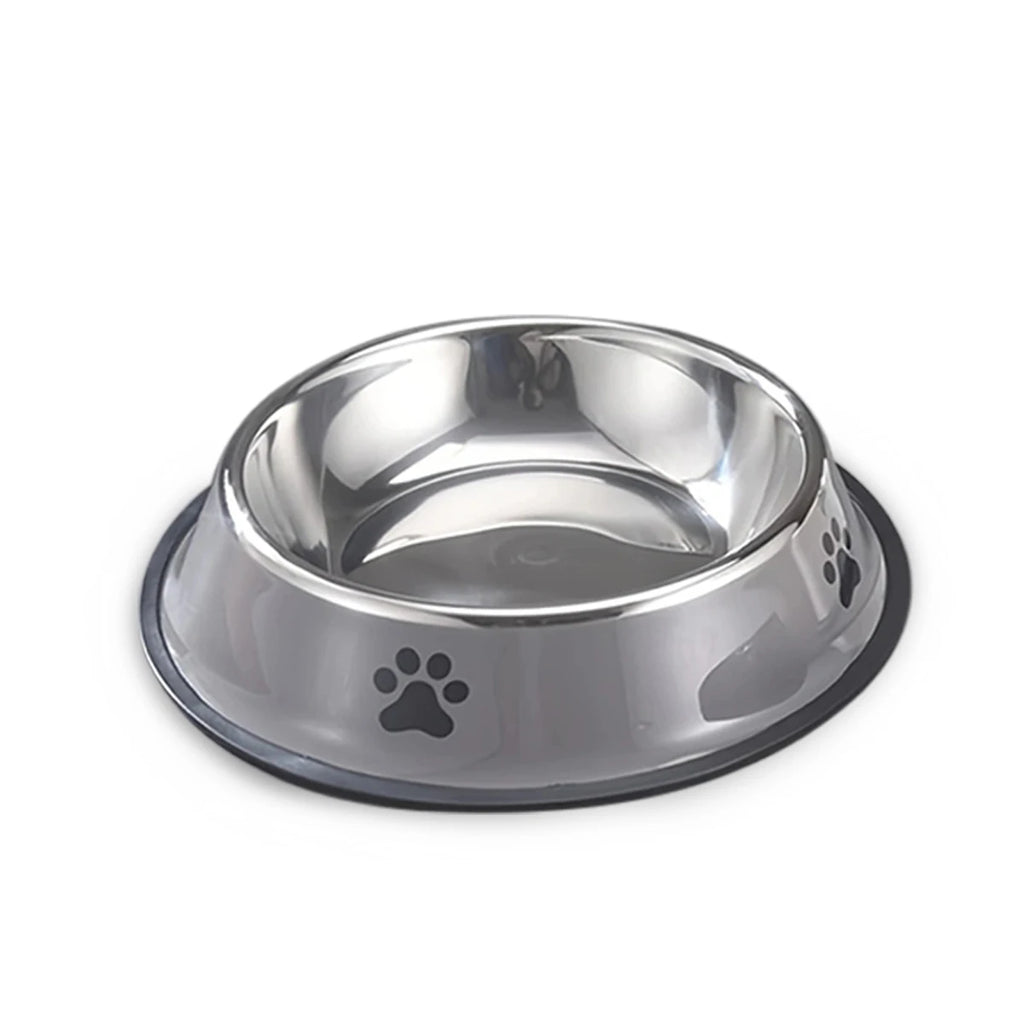 Stainless Steel Dog & Cat Bowls – Non Slip, Rust-Resistant Pet Feeding Bowl