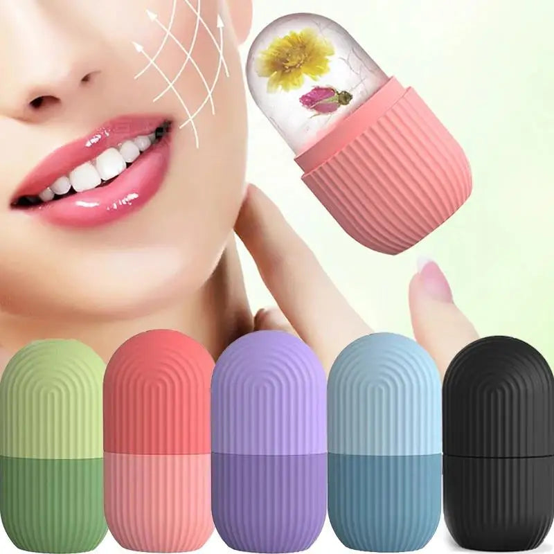 Customizable Capsule Ice Roller For Skin Tightening And Lifting