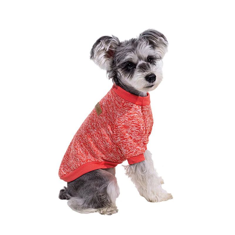Thick Winter Dog Sweater – Pullover Jacket for Small Dogs