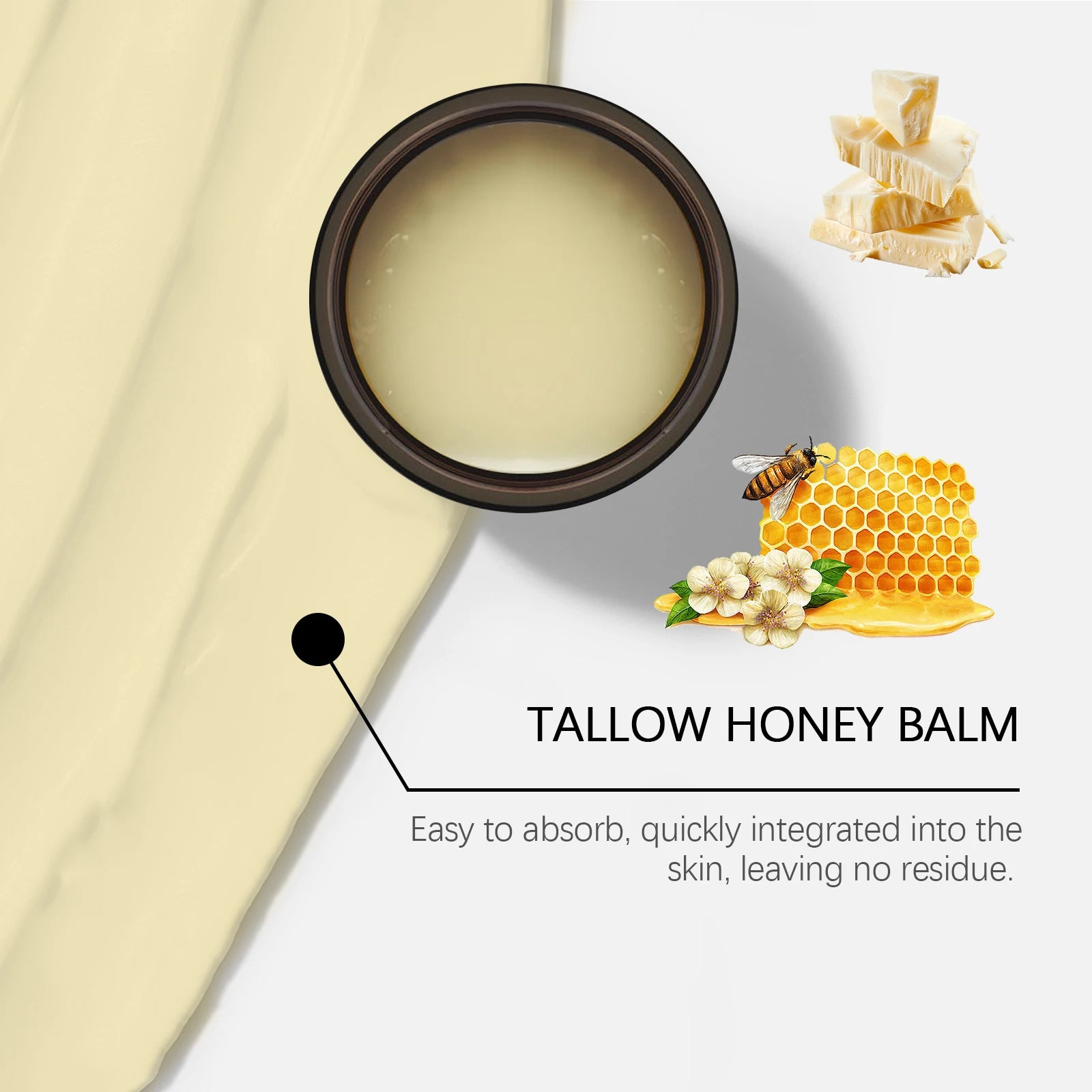 Organic Honey Tallow Skincare For Dry Sensitive Skin