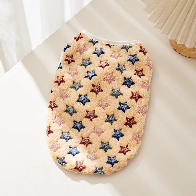 Flannel Paw Print Dog Vest – Cozy Dog Apparel