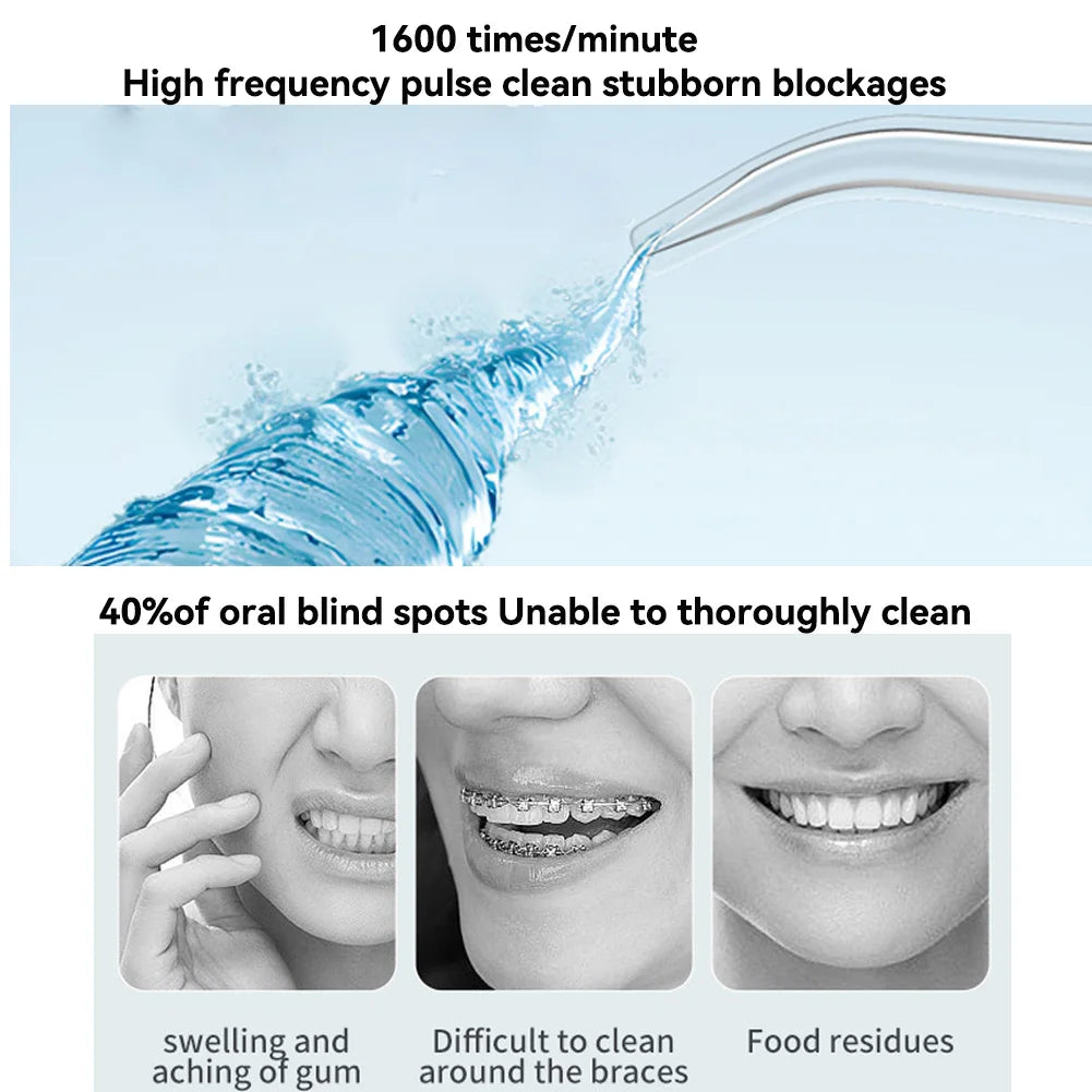 Electric Oral Irrigator Water Flosser For Deep Teeth Clean