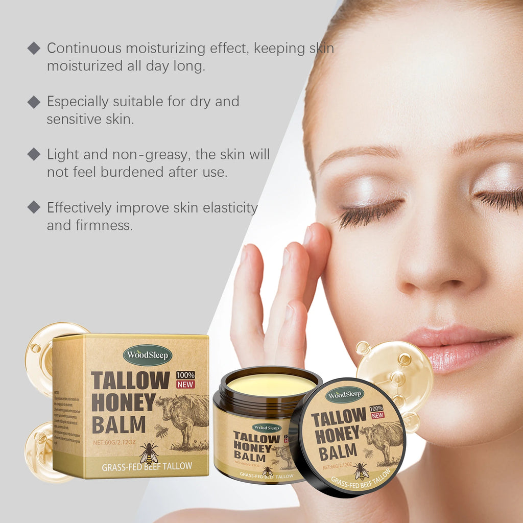 Organic Honey Tallow Skincare For Dry Sensitive Skin