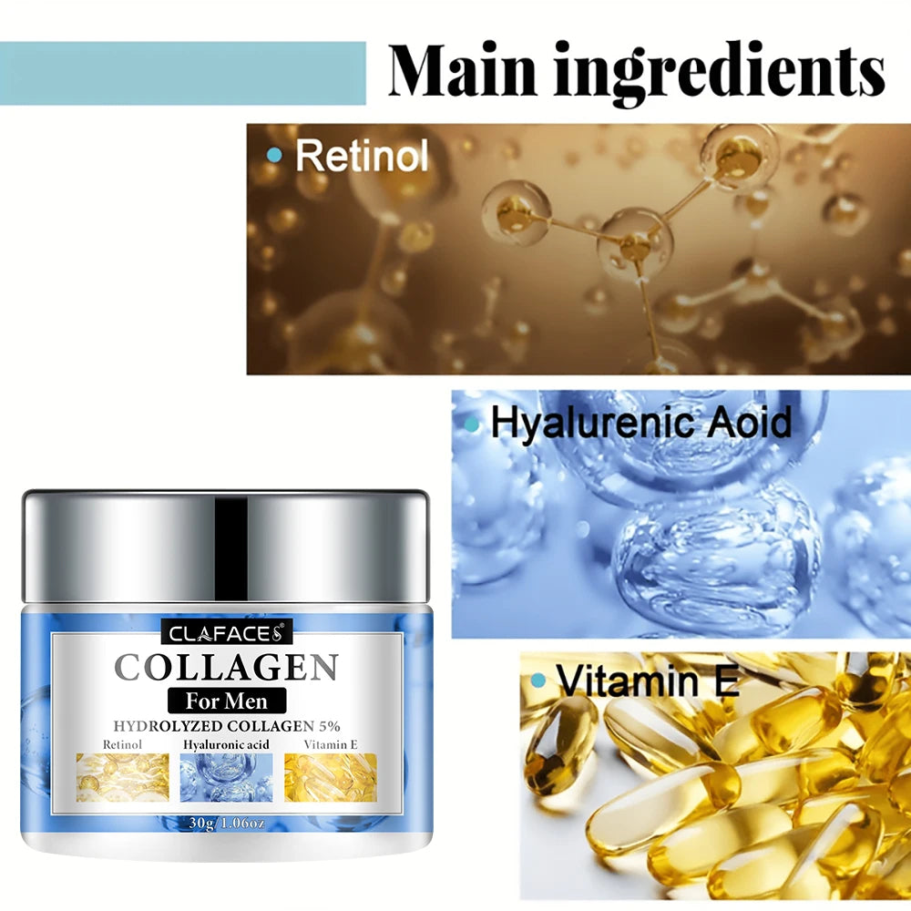 Men's Anti-Wrinkle Retinol Collagen Face Cream