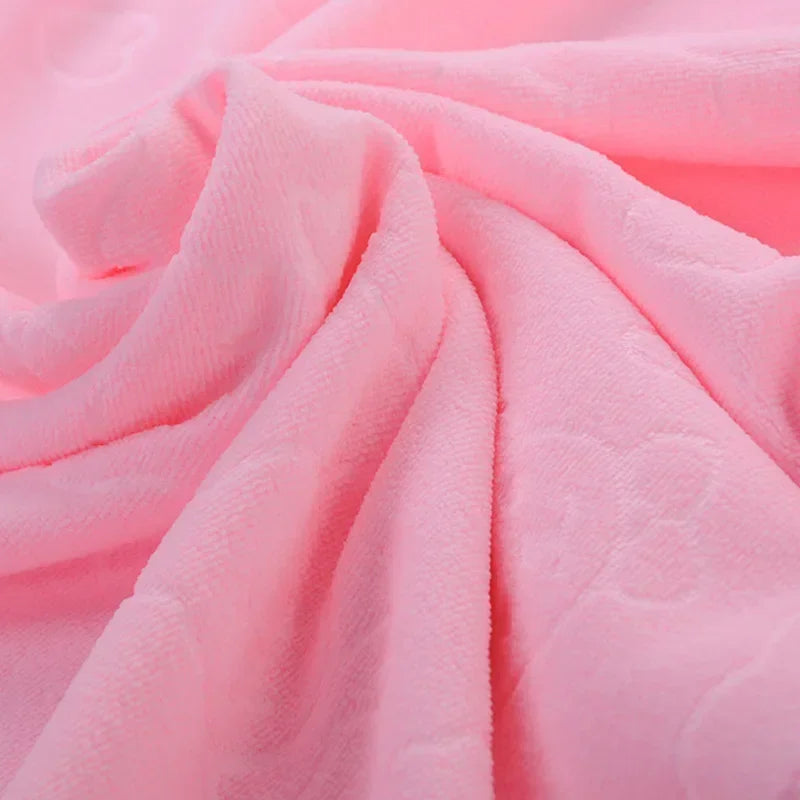 Microfiber Pet Bath Towel – Quick Dry Soft Absorbent Dog Drying Towel with Durable Edging