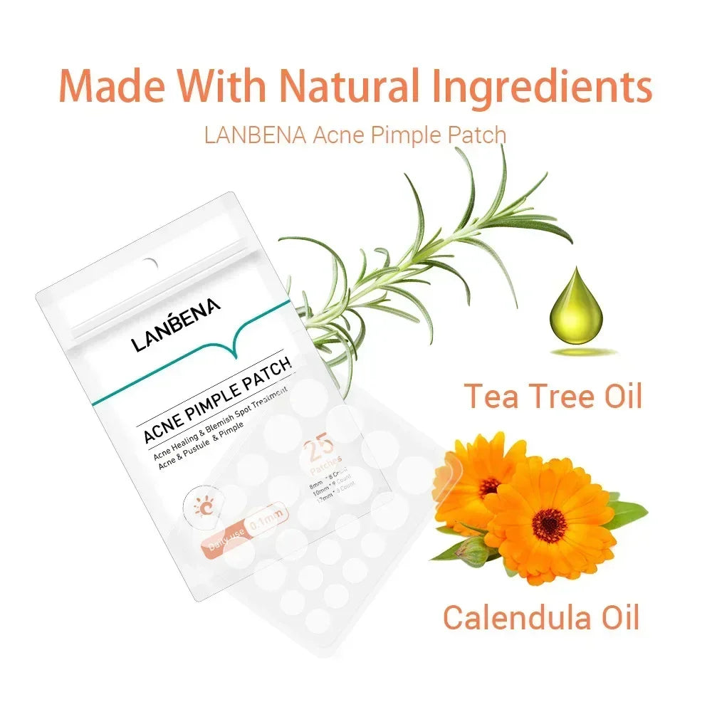 Tea Tree Oil Acne Pimple Patches For Day And Night Use