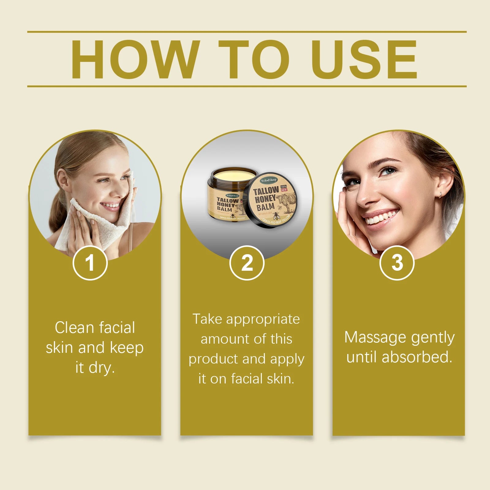 Organic Honey Tallow Skincare For Dry Sensitive Skin