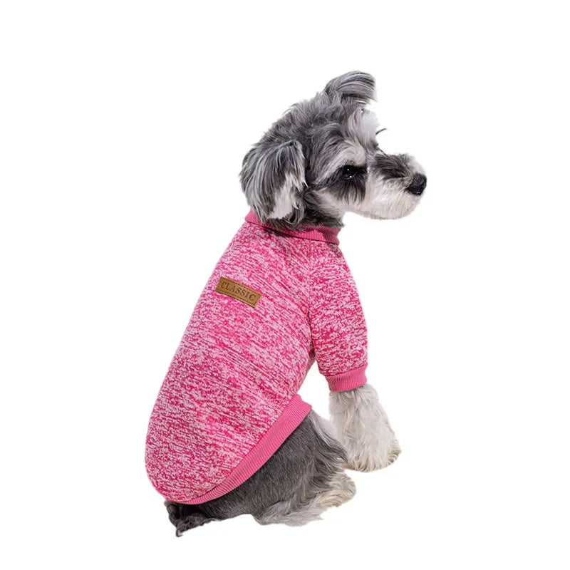 Thick Winter Dog Sweater – Pullover Jacket for Small Dogs
