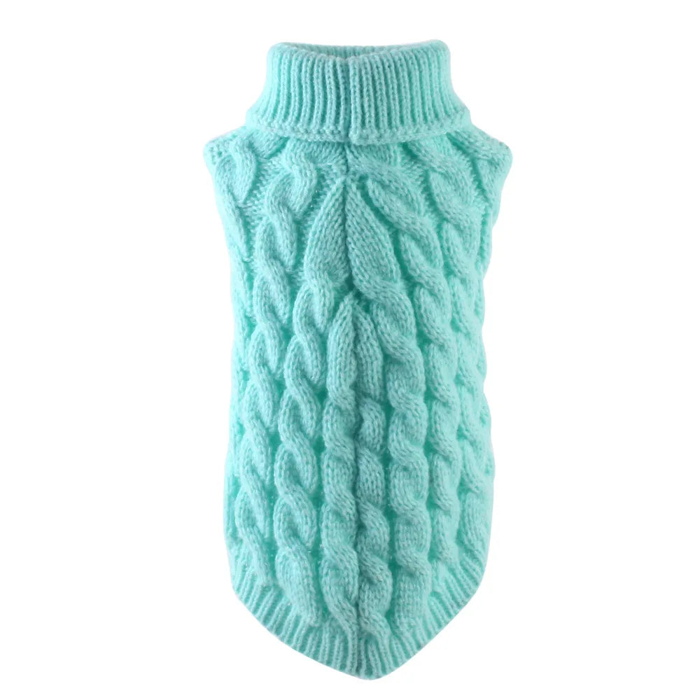 Thick Winter Dog Sweater – Cozy Pullover for Small Dogs