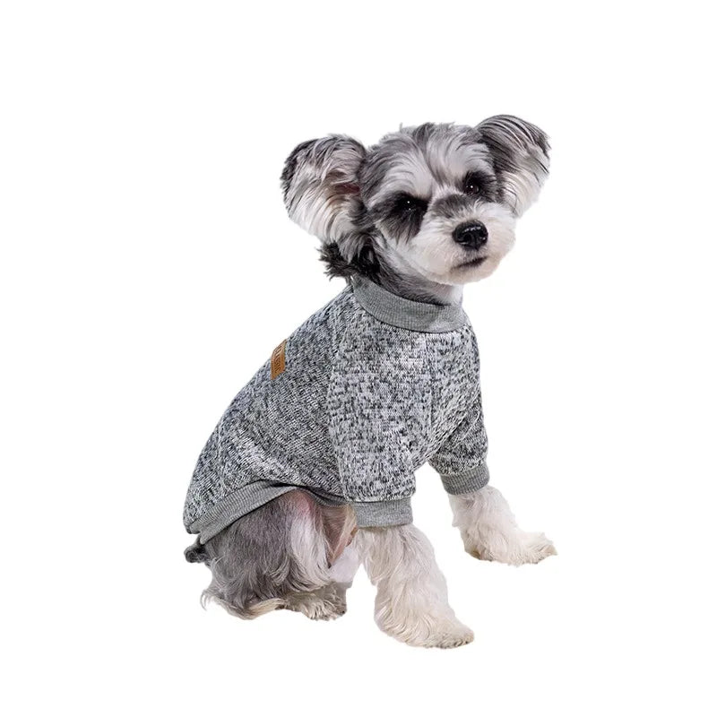 Thick Winter Dog Sweater – Pullover Jacket for Small Dogs