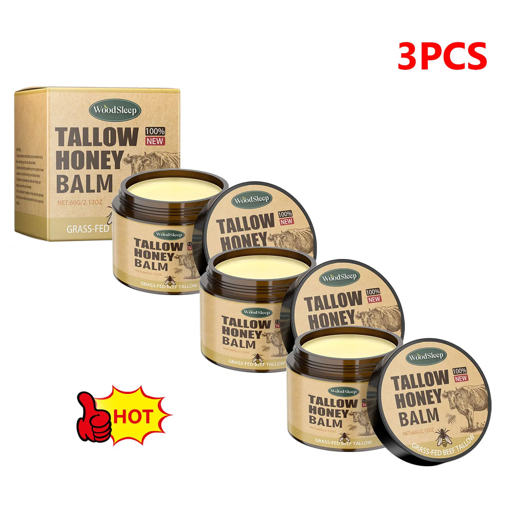 Organic Honey Tallow Skincare For Dry Sensitive Skin