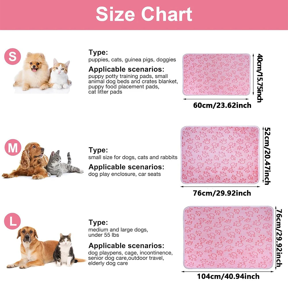 Ultra Soft Fleece Dog Blanket – Washable Pet Throw(1pcs)