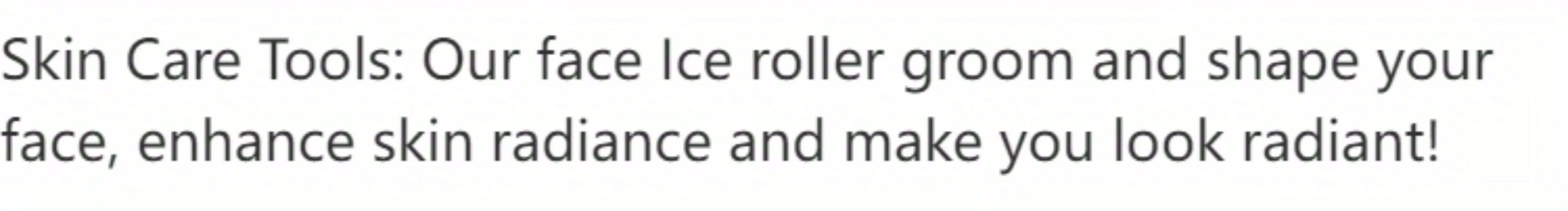 DIY Customizable Ice Facial Cube For Puffiness And Dark Circles