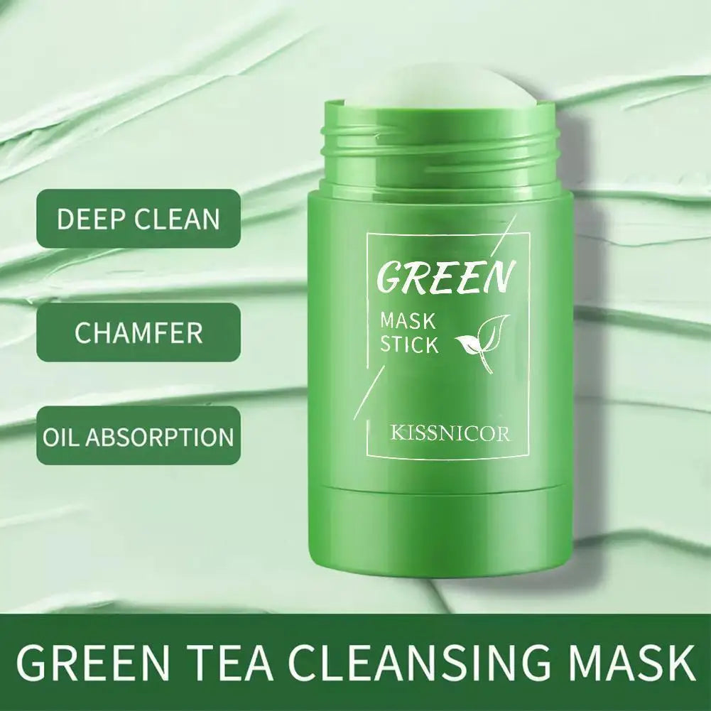 Green Tea Cleansing Clay Mask Stick For Deep Pore Detox