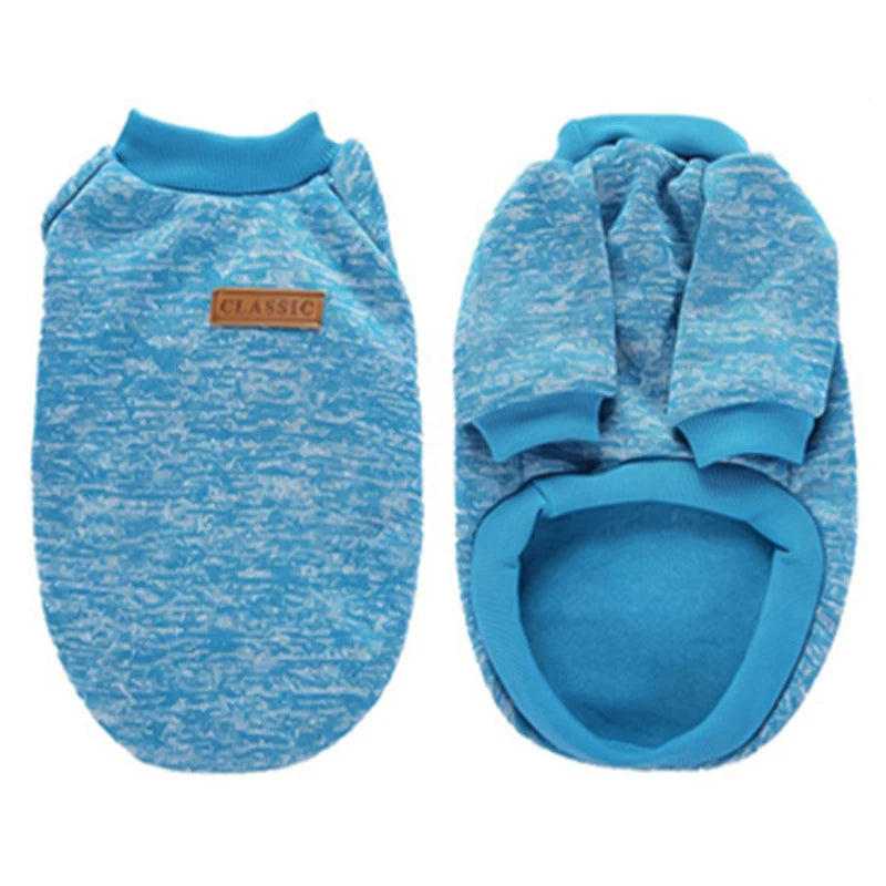 Thick Winter Dog Sweater – Pullover Jacket for Small Dogs