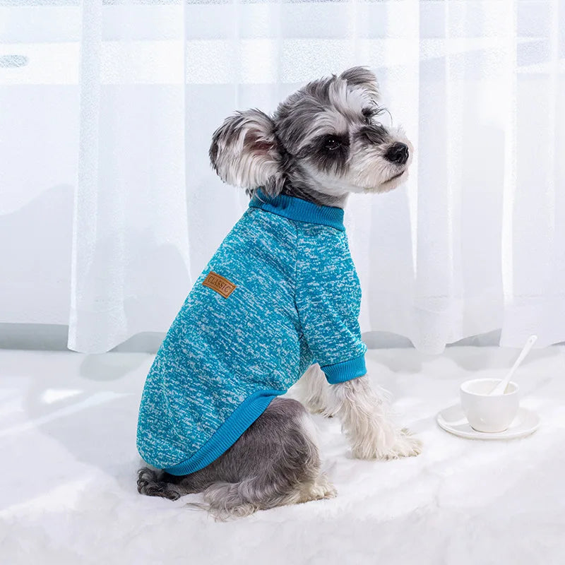 Thick Winter Dog Sweater – Pullover Jacket for Small Dogs