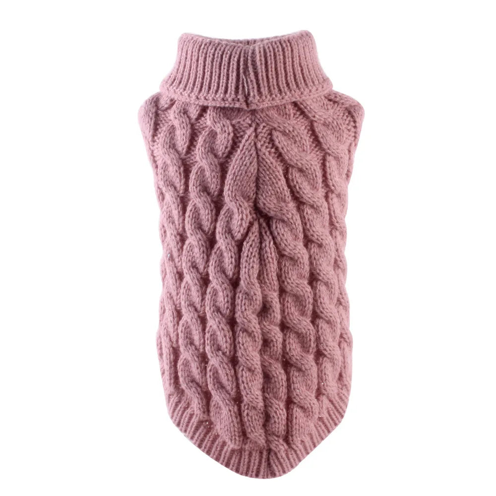 Thick Winter Dog Sweater – Cozy Pullover for Small Dogs