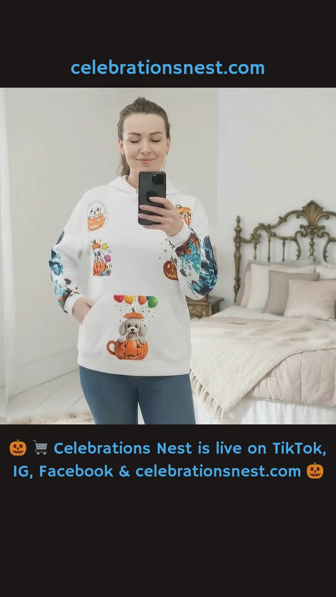 Unisex Halloween Pet Hoodie: Pumpkin Pal Pup