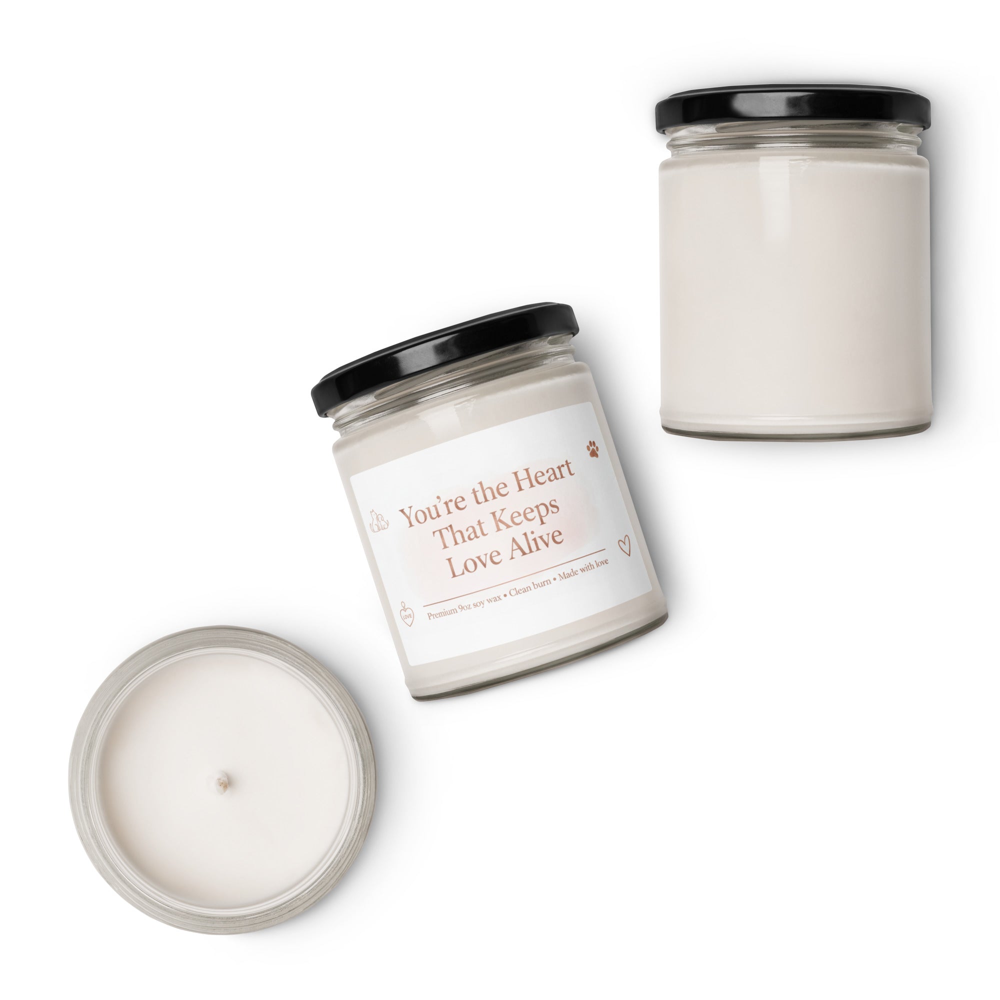 🕯️ Premium Scented Soy Candles – Pet-Themed & Classic Collections (9 Scents)
