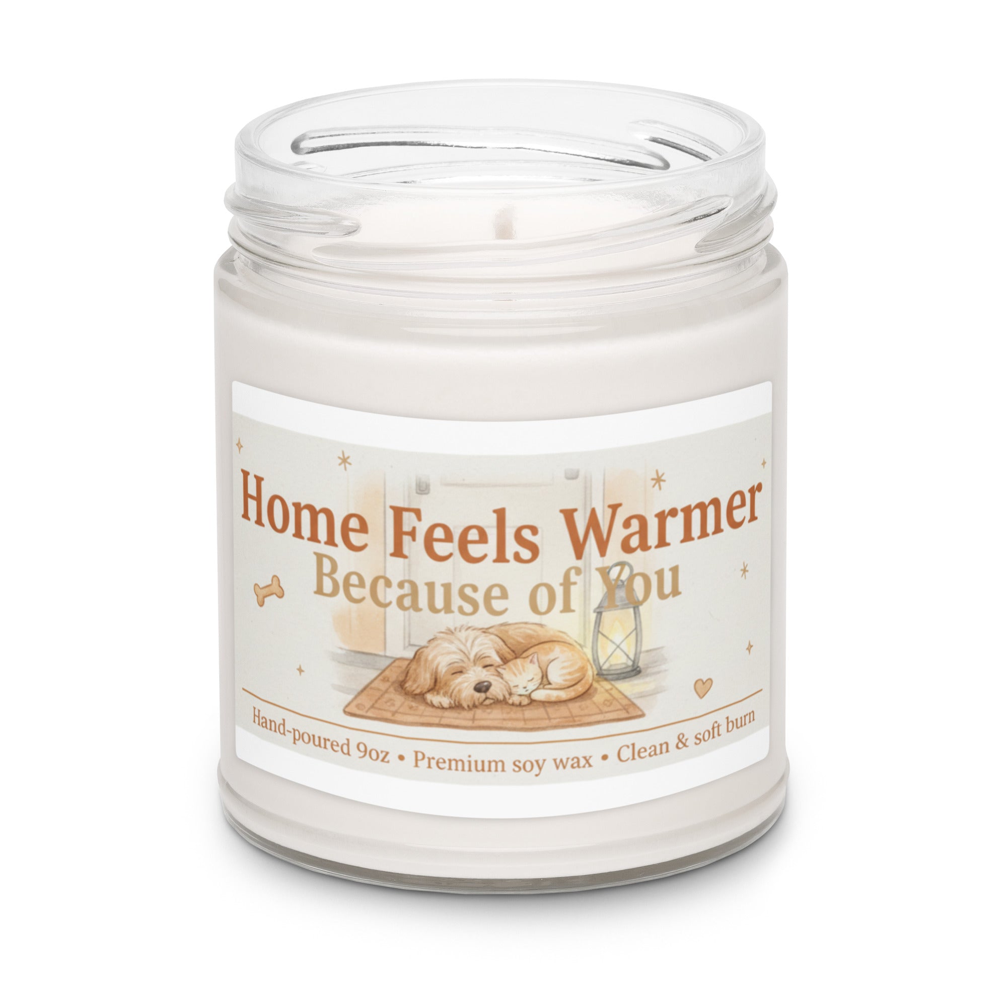 🕯️ Premium Scented Soy Candles – Pet-Themed & Classic Collections (9 Scents)